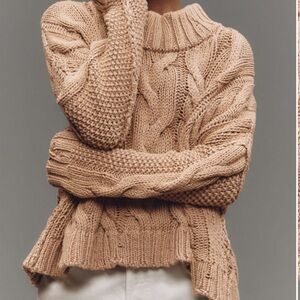 Anthropologie Cable-Knit Sweater